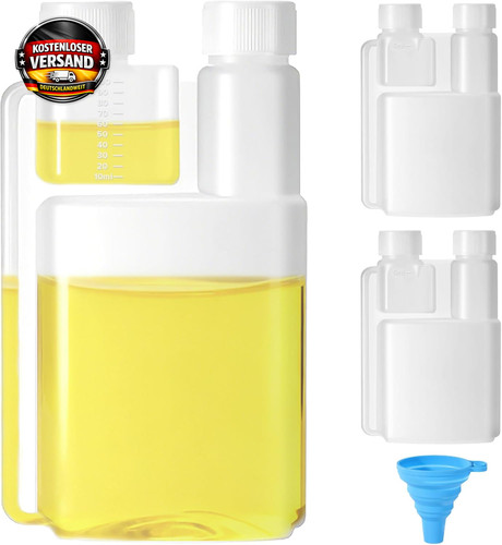 Doppelhals dosierflasche set - doppelhals,