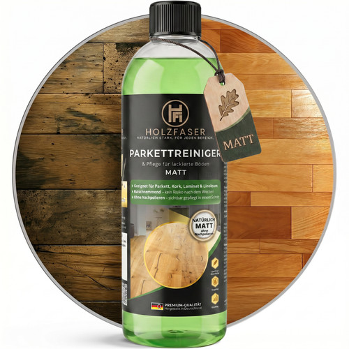 Holzfaser parkettreiniger matt - holzfaser,